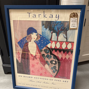 Framed Poster Tarkay on Board Auctions