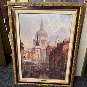 'Ludgate Evening' London - Large Art Print by John O'Connor