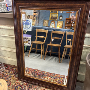 Large Wall Mirror w Bronze Painted Frame