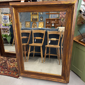 Large Wall Mirror w Copper Painted Frame - Heavy