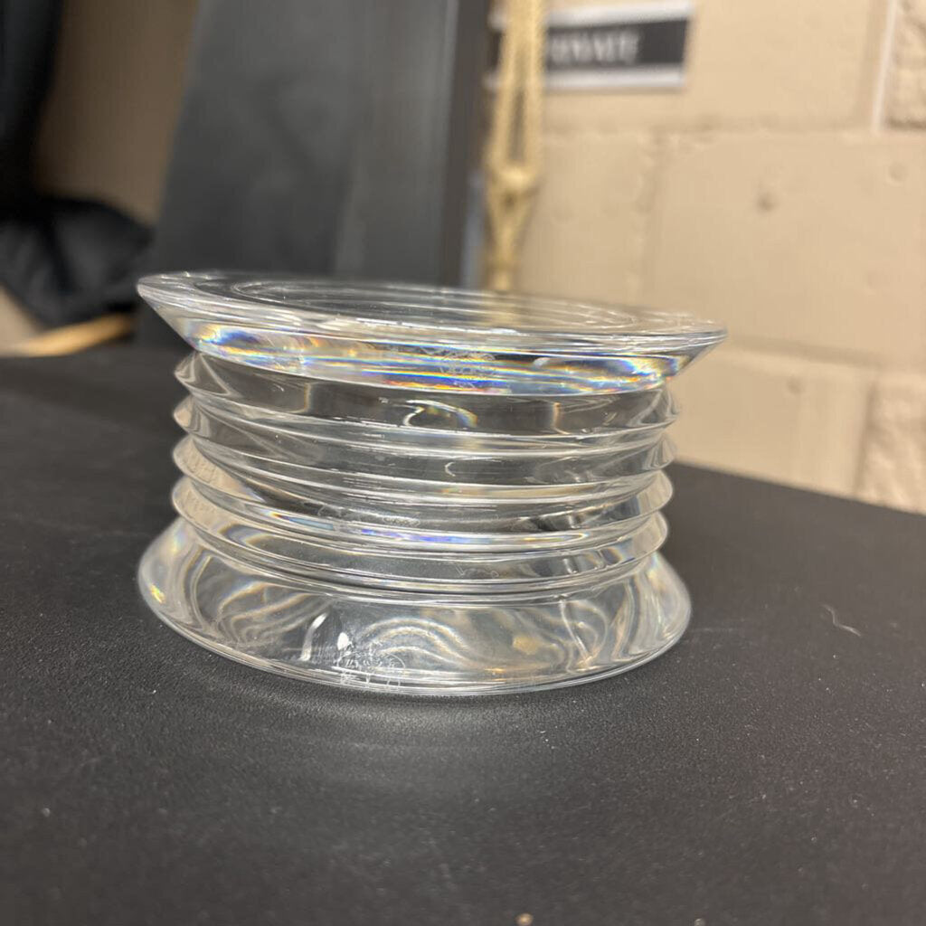 Baccarat Crystal Dish w Lid