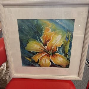 Framed Print - "Fire Lily" by Barbara O'Loughlin