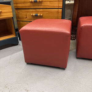 Vinyl Footstool