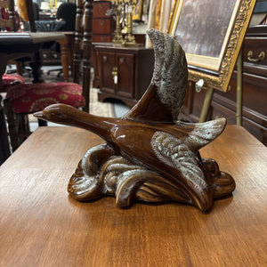 MCM Vintage Laurentides Ceramic Goose TV lamp