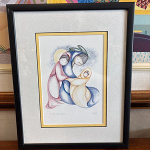Framed Print "A new Day Begins" by Daphne Odjig