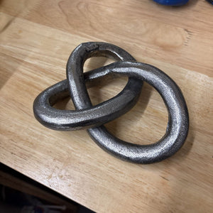 Metal Chain Link Sculpture