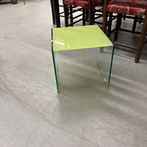 Italian Glass Design Side Table