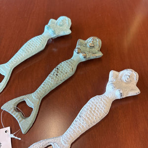 Cast Iron Mermaid Opener Asst'd Colours 16182