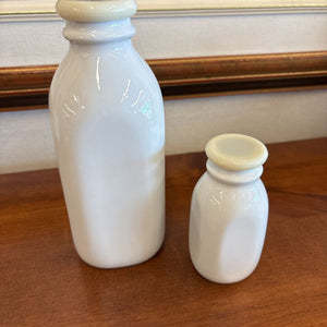 White Milk Bottle Set (2)