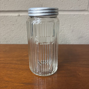 Vintage Hoosier Spice Jar w Metal Lid