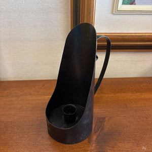 Black Metal Vintage Style Candle Holder