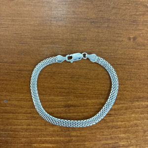 Sterling Silver Chain Bracelet Made in Italy