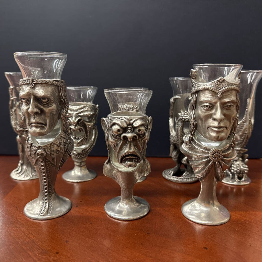 Royal Selangor/Lord of the Rings Pewter Shot Glass 8 pce Set