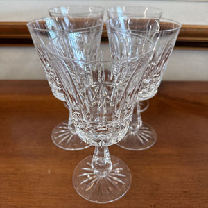Waterford Signed Crystal 'KILDARE' Red Wine Glass SET of 5