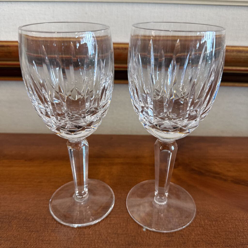 Crystal Sherry Glasses - PAIR