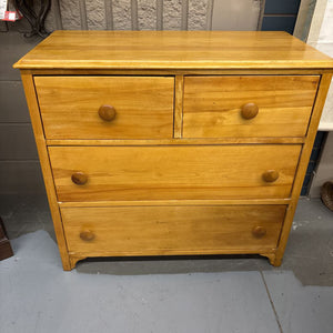 Antique Pine Dresser w 4 Drawers