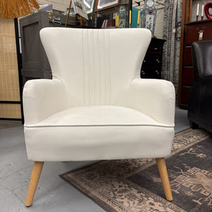 Vegan Leather Accent Chair
