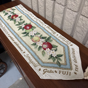 Apple Woven Table Runner
