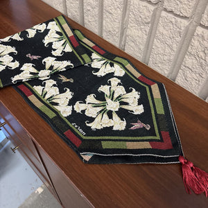 Calla Lillies Woven Table Runner