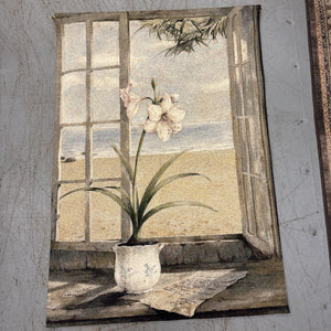 Ocean Amaryllis Wall Tapestry