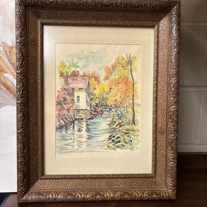 Original Water Colour by Trudy Doyle Chaffey's Locks