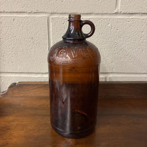 Vintage Javex Amber Glass Bleach Jug