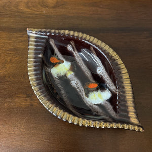 Vintage West German Fat Lava Pottery Dish