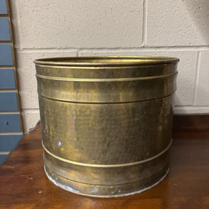 Vintage Brass Planter Pot