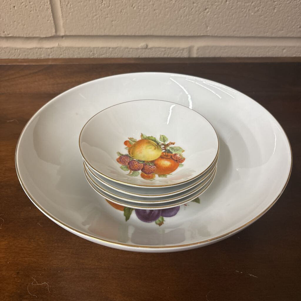 Set of 5 Edelstein Bavaria Serving Bowl & Dishes