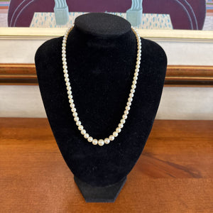 Genuine Pearl Necklace (Small to Large)