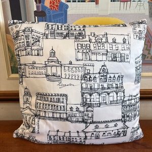 Locally Made Kingston City Pillow-One-of-A-Kind