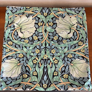 William Morris "Pimpernel" Soft Blue & Green Pattern Pillowcase