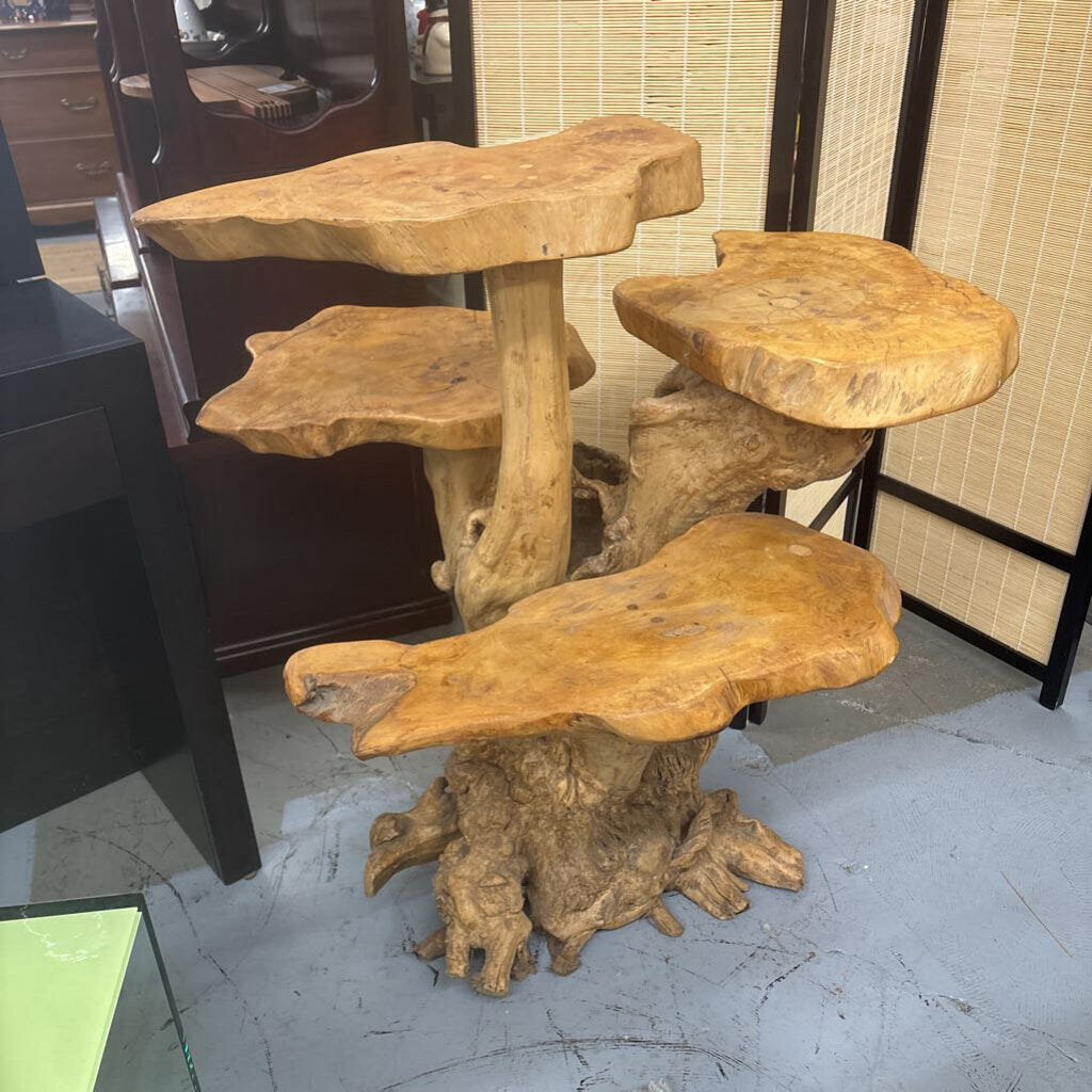 Tree Stump Shelf