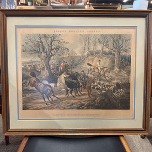 'The First Intro to Hounds' Fore's Hunting Scenes - Intaglio Print