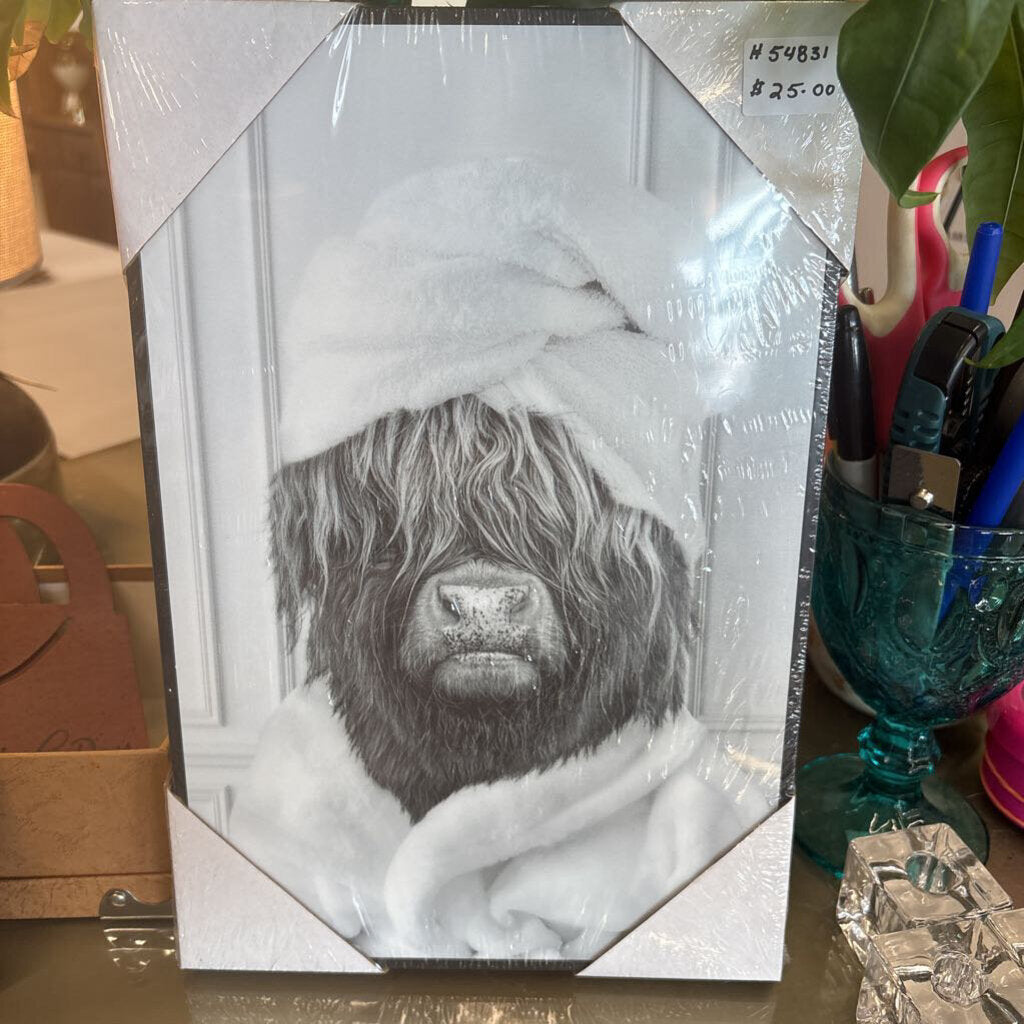 Highland Spa Day Framed Art - 54831