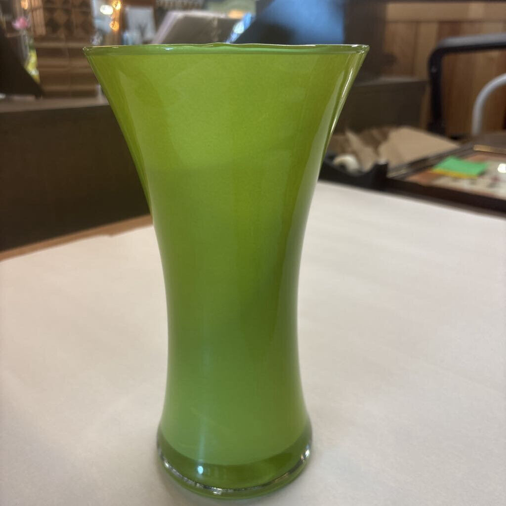 Lime Green Vase