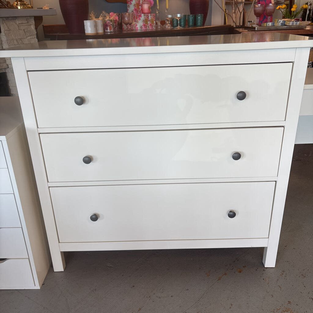 IKEA Hemnes 3 Drawer White Dresser