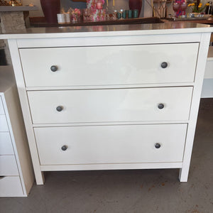 IKEA Hemnes 3 Drawer White Dresser