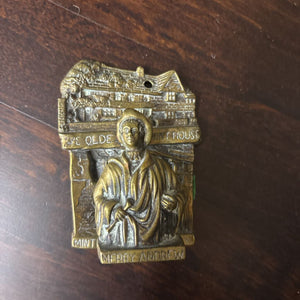 Vintage" The Old Mint House" Cast Brass Door Knocker