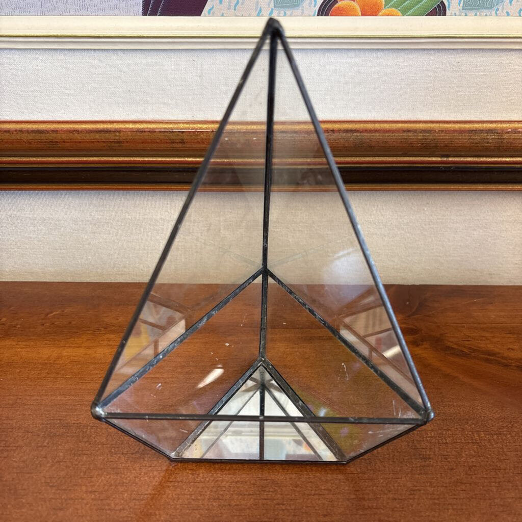 Geometric Glass Terrarium Planter