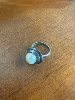 Giant Pearl Costume Jewellery Ring