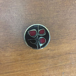 Vintage Robert Gervais Enamel Brooch-Made in Canada