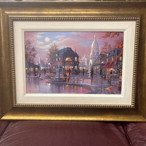 "Paris Interlude" Limited Edition Seriolithograph with appraisal papers