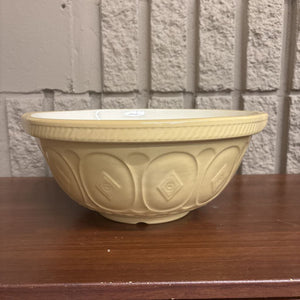 Large Vintage T.G Green "Gripstand" Yellow Mixing bowl
