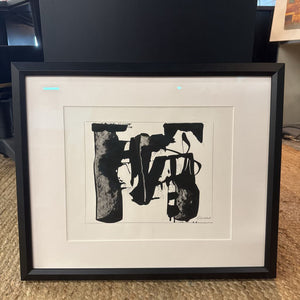 Original Print by Canadian Painter - Shwan DiLorenzo - in Black Museum Framing