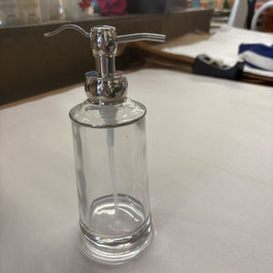 Clear Glass Soap Dispenser