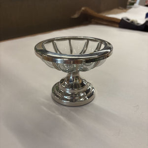 Oval Dish Soap w Chrome Base