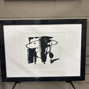 Original Print by Canadian Painter - Shwan DiLorenzo - in Black Museum Framing #2