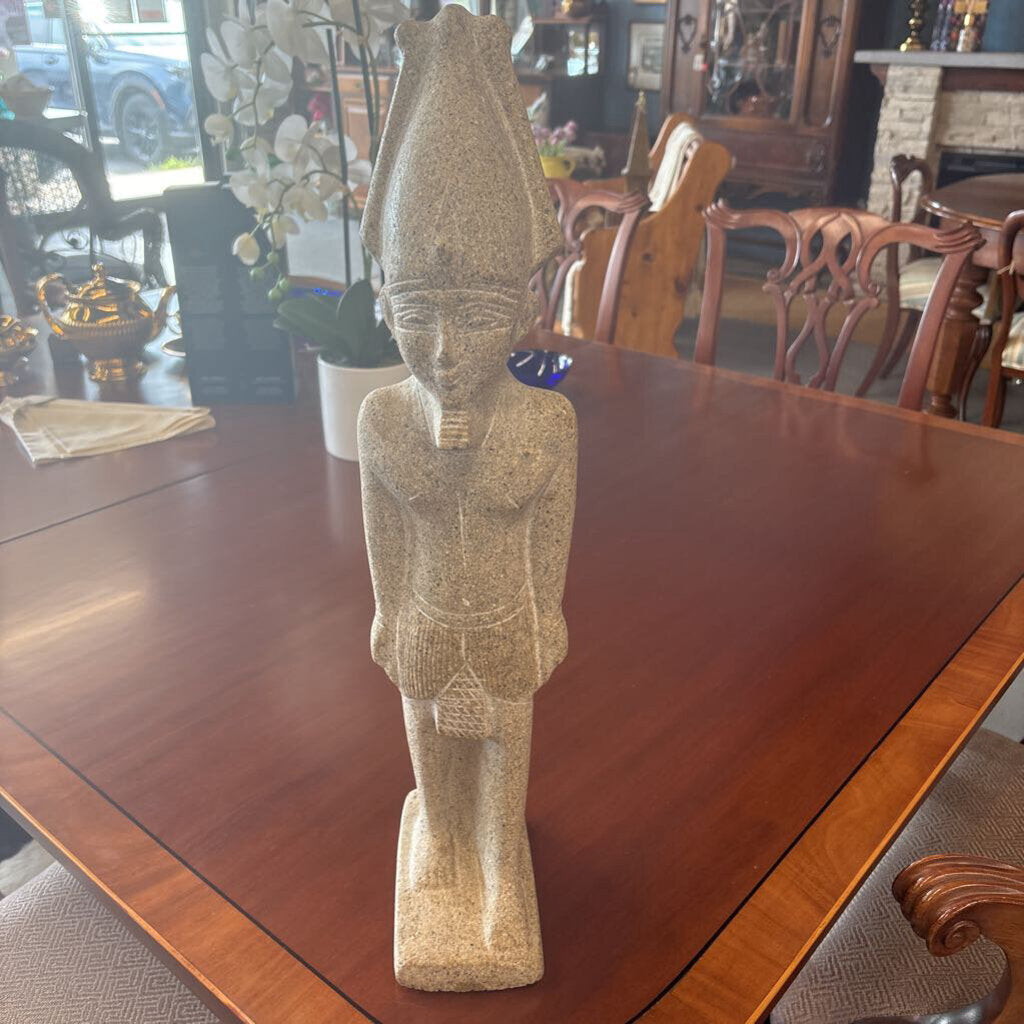 Egyptian "Rameses ll" Stone Pharaoh Replica Statue - Made in Egypt