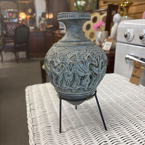 Grecian Replica of Minoan "Harvest Vase" Ft. Detailed Relief